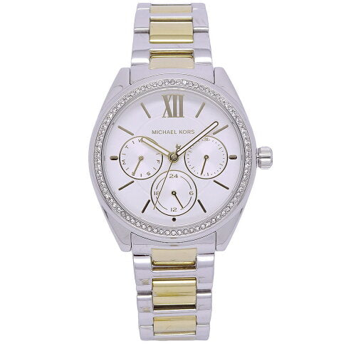 Buy Michael Kors Silver Dial Two Tone Steel Strap Janelle Watch for Women - MK7092 in Pakistan