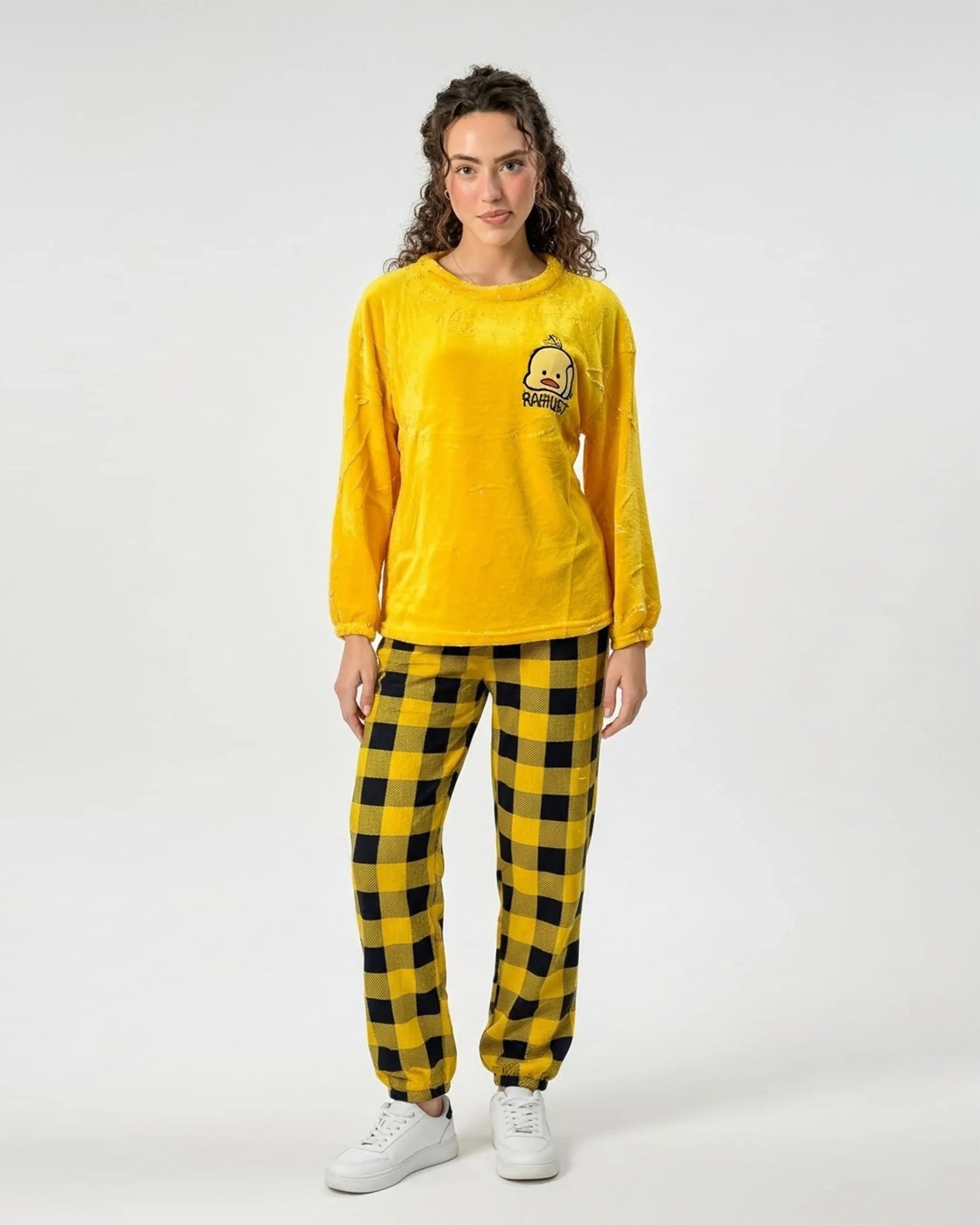 Buy Sajiero Fleece Pajama Suit - Warm Hive in Pakistan
