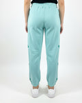 Buy Sajiero Fleece Trouser – Bow Print - Aqua Blue in Pakistan