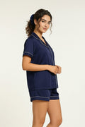 Buy Summer Chill Set With Scrunchie - Blue in Pakistan