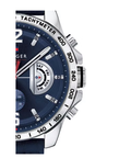 Buy Tommy Hilfiger Mens Quartz Blue Silicone Strap Blue Dial 46mm Watch - 1791476 in Pakistan