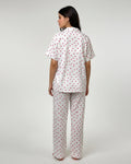 Buy Sajiero Linen Pajama Suit - Heartsy Glow in Pakistan