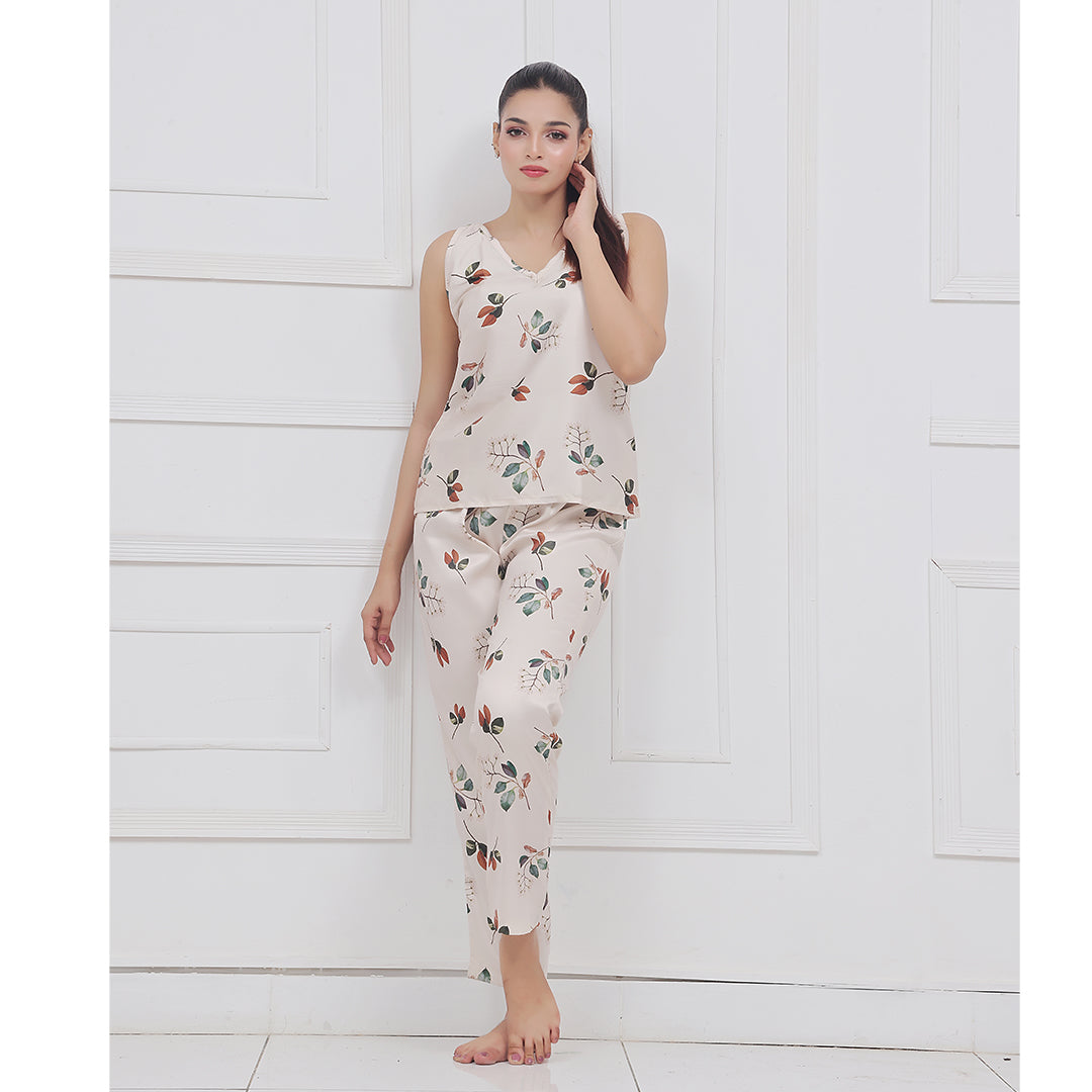 Buy Sajiero Spice Ceder Strap Jumpsuit Printed Floral Ash in Pakistan