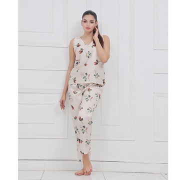 Buy Sajiero Spice Ceder Strap Jumpsuit Printed Floral Ash in Pakistan
