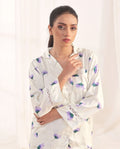 Buy Sajiero Silk Pajama Suit - Floral Haze in Pakistan