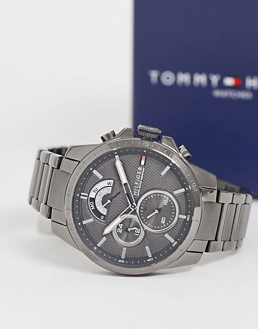 Buy Tommy Hilfiger Mens Quartz Stainless Steel Grey Dial 46mm Watch - 1791347 in Pakistan