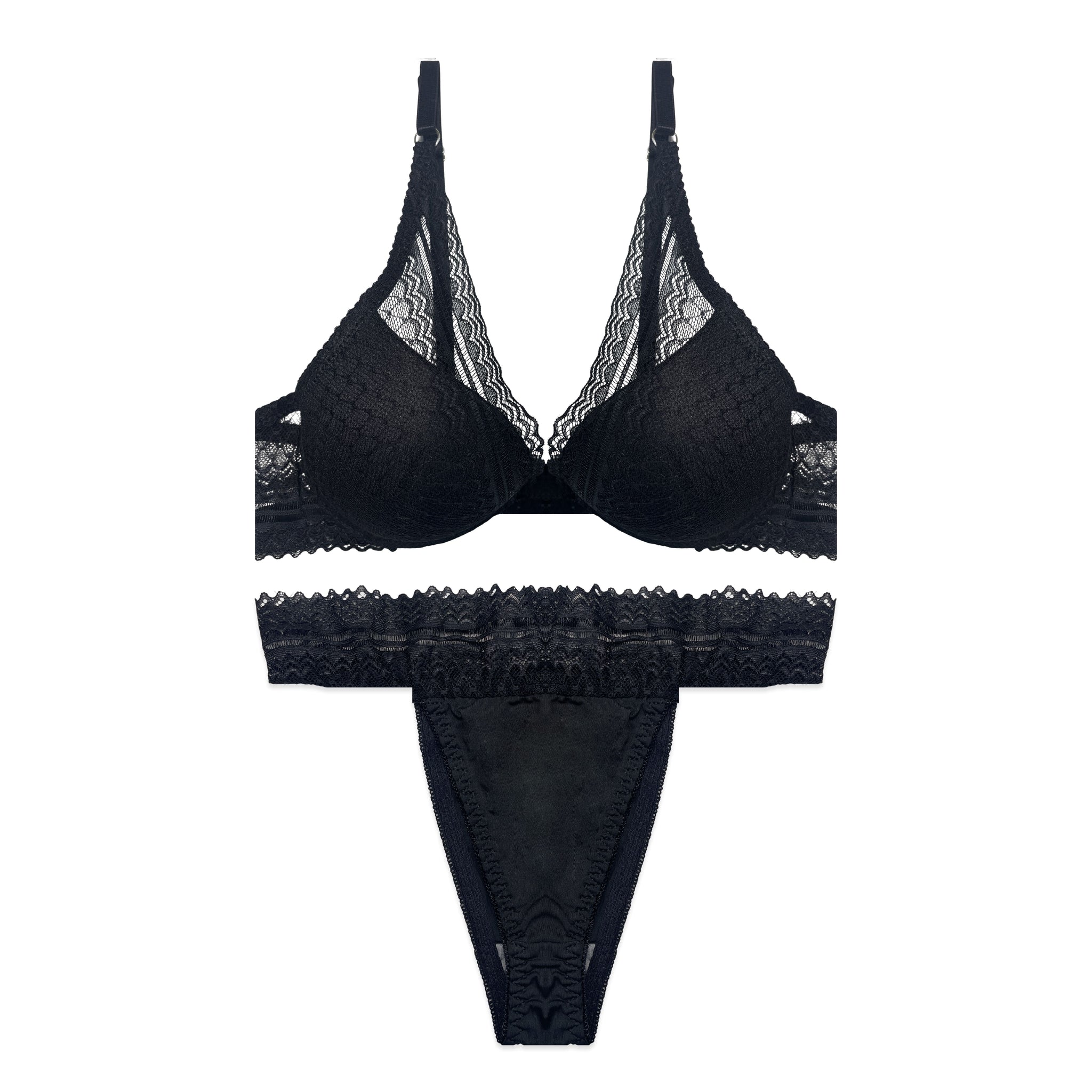 Buy Azure Non Padded Bra and Panty Set in Pakistan