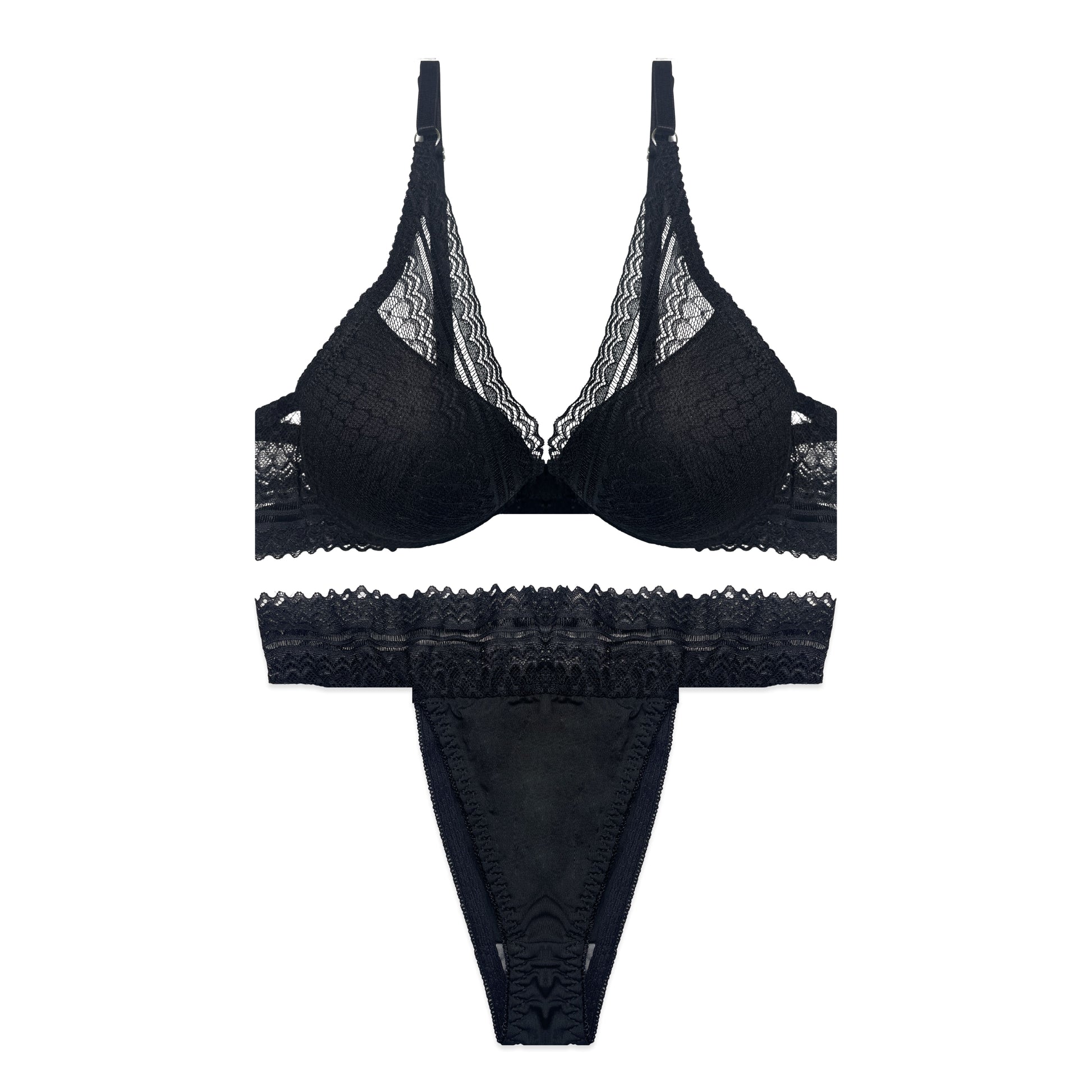 Buy Azure Non Padded Bra and Panty Set in Pakistan