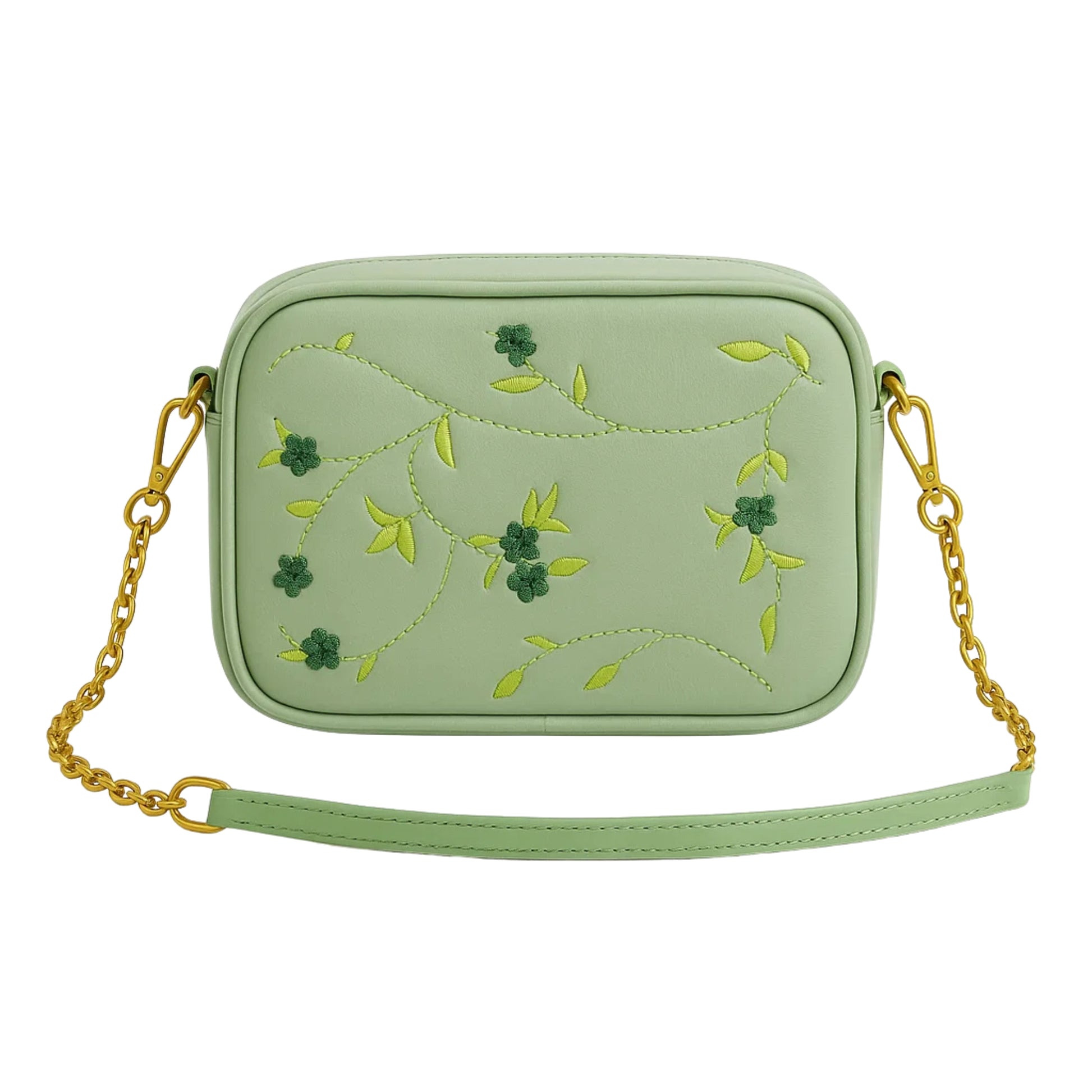Buy Floral Chic Crossbody Bag - Green in Pakistan