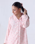 Buy Sajiero Summer Pajama Suit - Pink Bow in Pakistan