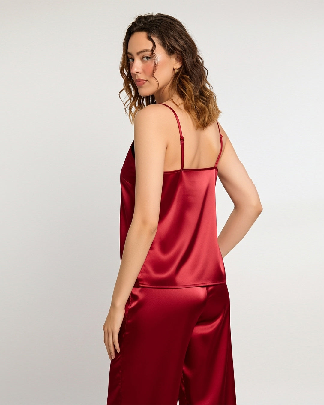 Buy Sajiero Silk Sleeveless Pj Suit - Dream Silk in Pakistan