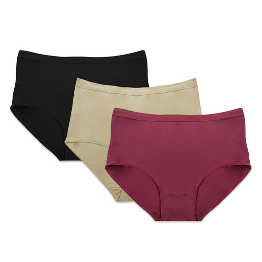 Buy Sajiero Pack of 3 Briefs Panties - Comfort Cotton in Pakistan