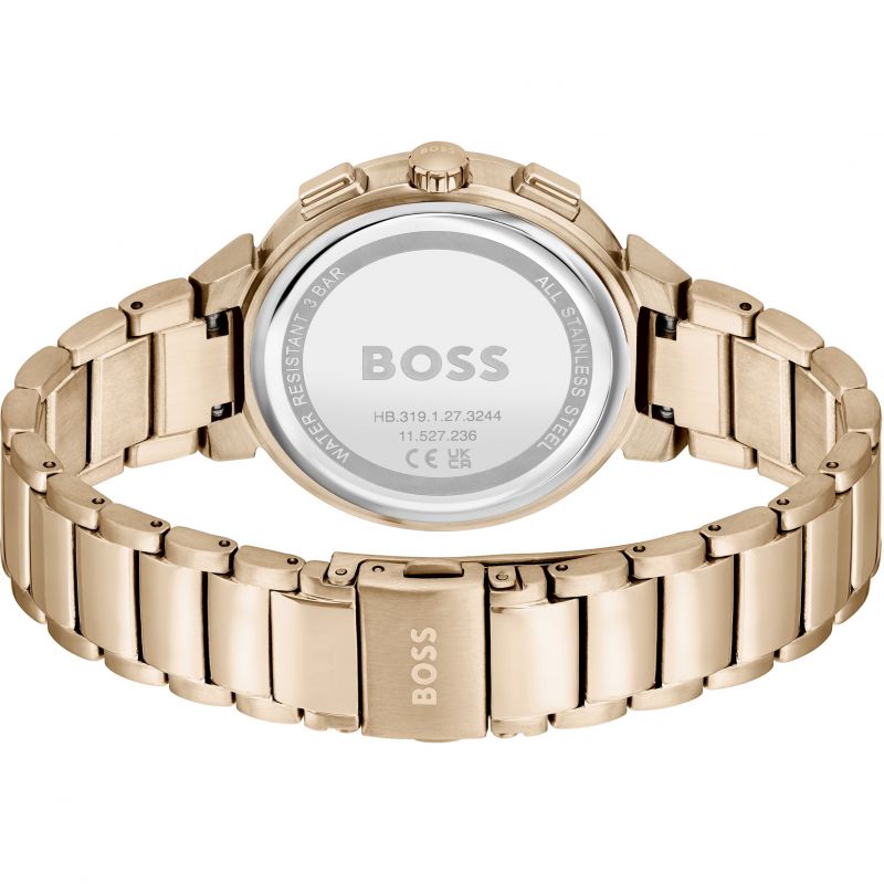 Buy Hugo Boss Women's Chronograph Rose Gold Stainless Steel Watch - 1502678 in Pakistan