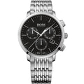 Buy Hugo Boss Stainless Steel Swiss Quartz Chronograph Black Dial Mens Watch - 1513267 in Pakistan