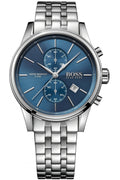 Buy Hugo Boss Mens Chronograph Quartz Stainless Steel Blue Dial 41mm Watch - 1513384 in Pakistan