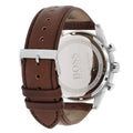 Buy Hugo Boss Mens Quartz Brown Leather Strap Silver Dial 44mm Watch - 1513495 in Pakistan