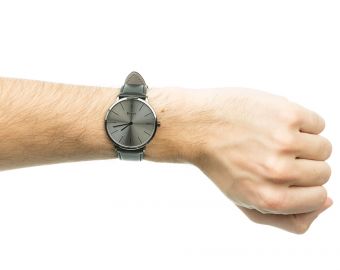 Buy Hugo Boss Mens Quartz Black Leather Strap Grey Dial 40mm Watch - 1513540 in Pakistan