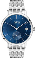 Buy Hugo Boss Mens Quartz Silver Stainless Steel Blue Dial 40mm Watch - 1513642 in Pakistan