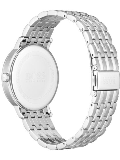 Buy Hugo Boss Mens Quartz Silver Stainless Steel Blue Dial 40mm Watch - 1513642 in Pakistan