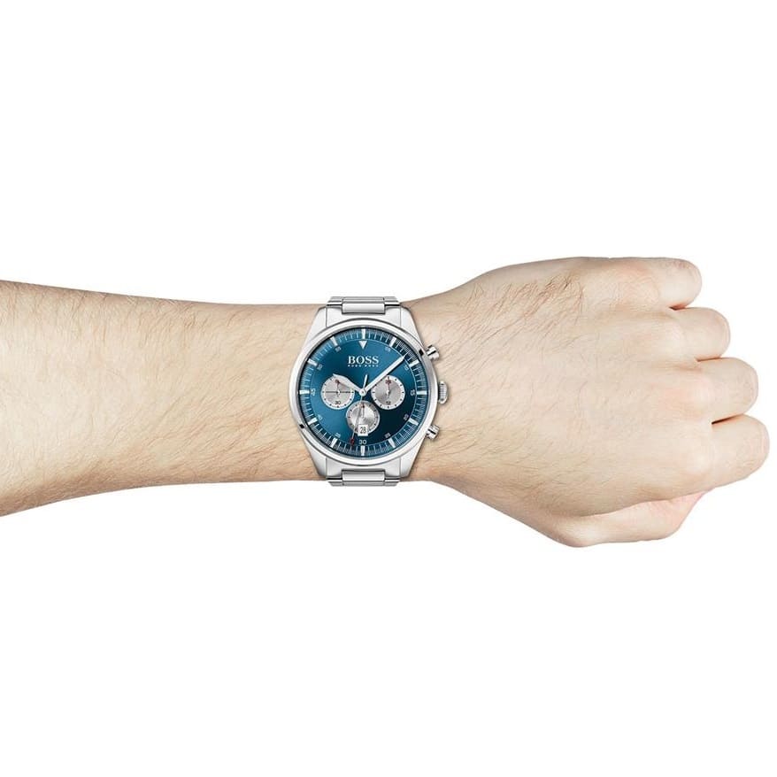 Buy Hugo Boss Mens Chronograph Quartz Stainless Steel 44mm Watch - 1513713 in Pakistan