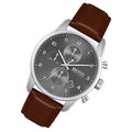 Buy Hugo Boss Mens Quartz Brown Leather Strap Grey Dial 44mm Watch - 1513787 in Pakistan
