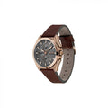 Buy Hugo Boss Mens Quartz Brown Leather Strap Grey Dial 46mm Watch - 1513882 in Pakistan
