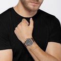 Buy Hugo Boss Mens Quartz Brown Leather Strap Grey Dial 46mm Watch - 1513882 in Pakistan