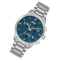 Buy Hugo Boss Mens Chronograph Quartz Stainless Steel Blue Dial 44mm Watch - 1513478 in Pakistan