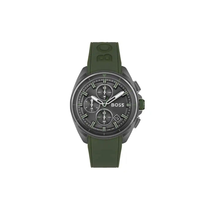 Buy Hugo Boss Volane Men's Chronograph Stainless Steel and Silicone Strap Watch - 1513952 in Pakistan