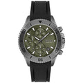 Buy Hugo Boss Gents Stainless Steel Case With Black Silicon Rubber Strap And Green Chronograph Dial Watch - 1513967 in Pakistan