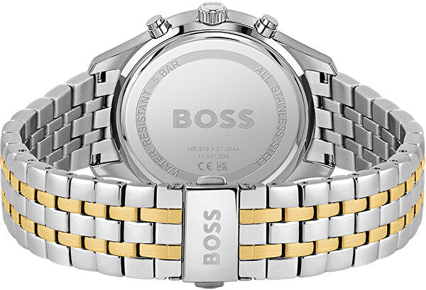 Buy Hugo Boss Mens Quartz Two-tone Stainless Steel Blue Dial 42mm Watch - 1513976 in Pakistan