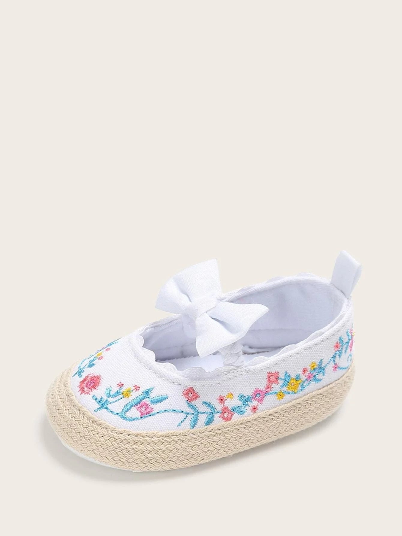 Buy SHEIN Baby Girls Floral Embroidered Flats in Pakistan