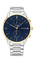 Buy Tommy Hilfiger Mens Quartz Stainless Steel Blue Dial 44mm Watch - 1710408 in Pakistan