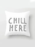 Buy Shein Letter Print Cushion Cover 1pc in Pakistan