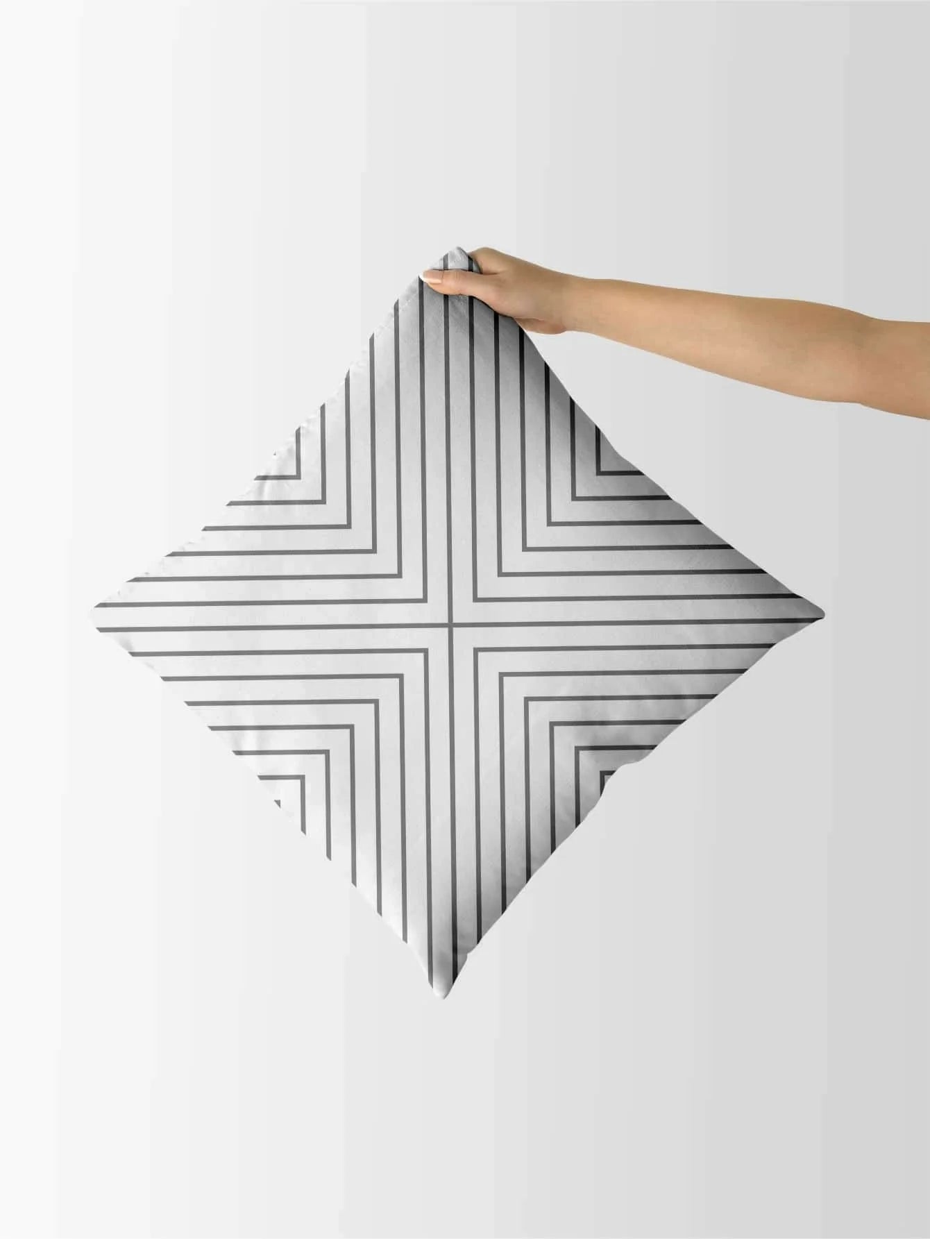 Buy Shein Geometric Pattern Cushion Cover in Pakistan