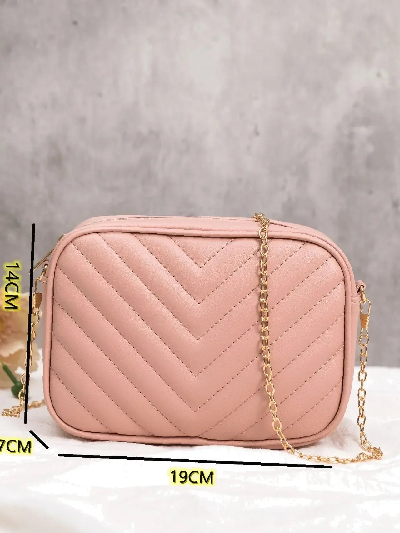 Buy Chevron Charm Crossbody Bag in Pakistan