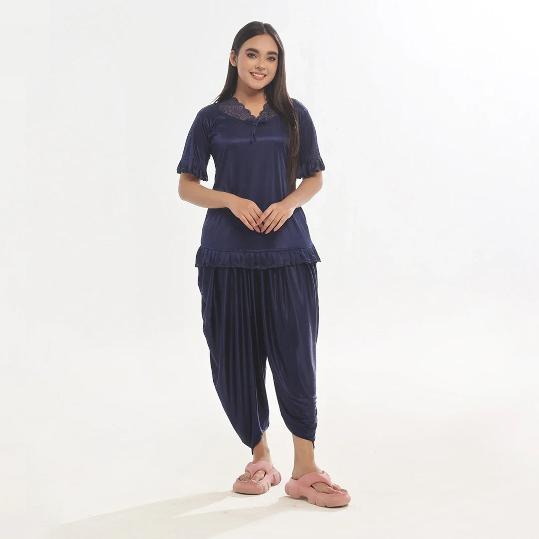 Buy Sajiero Patiala Silk Pajama Suit in Pakistan