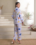 Buy Sajiero Linen Pajama Suit with Scrunchie - Happy Snooze in Pakistan