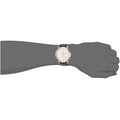 Buy The Minimalist Gold Dial Brown Leather Strap Watch For Men in Pakistan