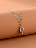 Buy Shein Ring Pendant Necklace in Pakistan