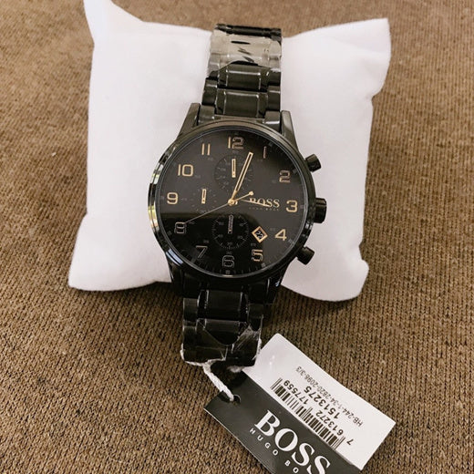 Buy Hugo Boss Mens Quartz Stainless Steel Black Dial 46mm Watch - 1513275 in Pakistan