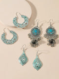 Buy SHEIN EMERY ROSE 3pairs Hollow Out Jhumka Earrings in Pakistan