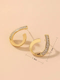 Buy Shein Rhinestone Decor Earrings in Pakistan
