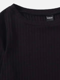 Buy Shein Lettuce Trim Solid Top in Pakistan