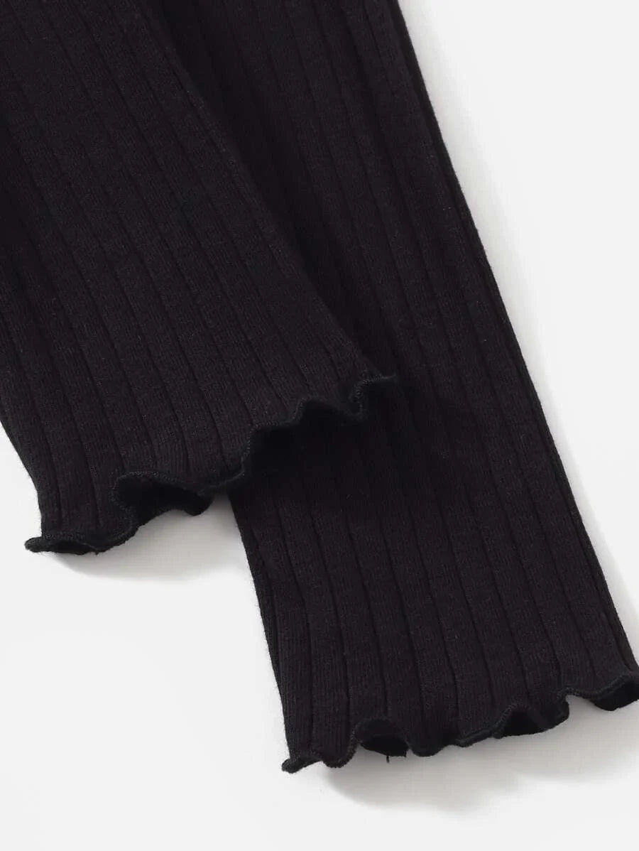 Buy Shein Lettuce Trim Solid Top in Pakistan