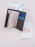 Buy Shein 2pcs Letter Embroidered Detail Passport Holder in Pakistan