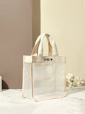 Buy SHEIN Letter Graphic Mesh Tote Bag in Pakistan