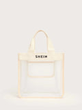 Buy SHEIN Letter Graphic Mesh Tote Bag in Pakistan