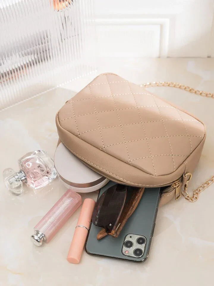 Buy Urban Chic Crossbody Bag - Beige in Pakistan