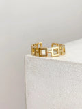 Buy Shein DAZY Geometric Decor Ring in Pakistan